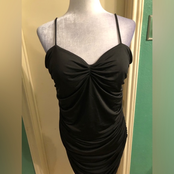 Express Body Contour Rushed Dress - Picture 4 of 15